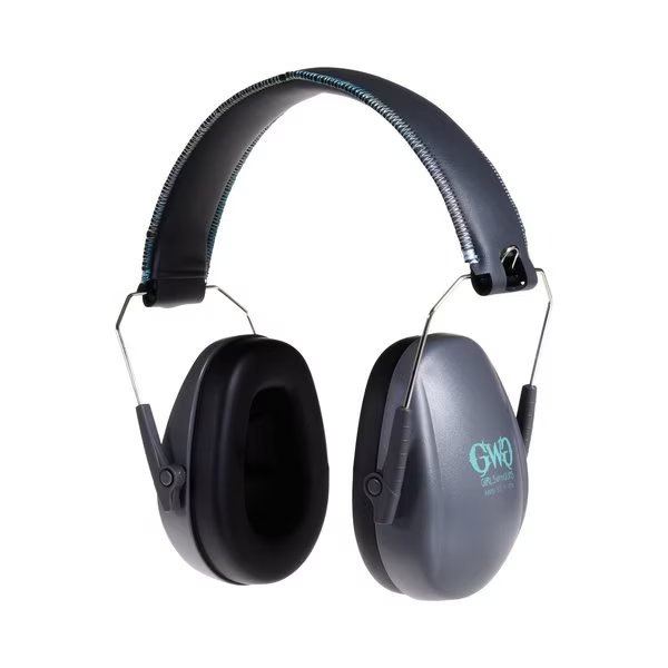 Assure Low-Profile Earmuffs, 23 dB NRR, ANSI S3.19 & CE EN352-1 Protection Rated, Gray/Teal/Black, Girls With Guns, Mfr#: 2319